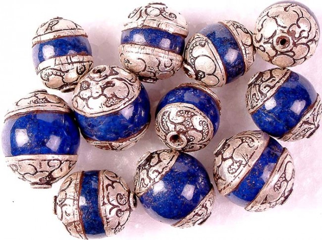 lapis_lazuli_beads_with_sterling_caps_ll74