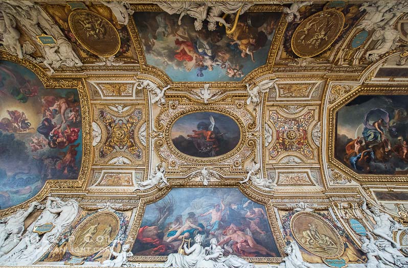 Ceiling detail, Musee du Louvre.