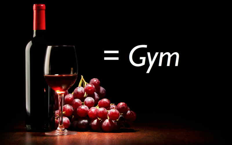 One Glass of Red Wine Equals One Hour Exercise – Study