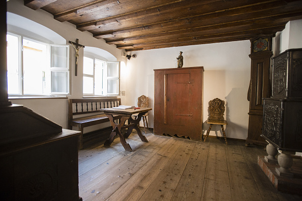 A 16th home interior sits on display in the museum of the Fuggerei social housing complex in Augsburg, Germany, on Wednesday, July 27, 2016. Maintaining inherited wealth has worked for generations of the Frescobaldi family over 700 years, and it has let the descendants of Jakob Fugger in Germany continue to run the Fuggerei complex the Emperor's banker founded almost half a millennium ago. Photographer: Martin Leissl/Bloomberg via Getty Images