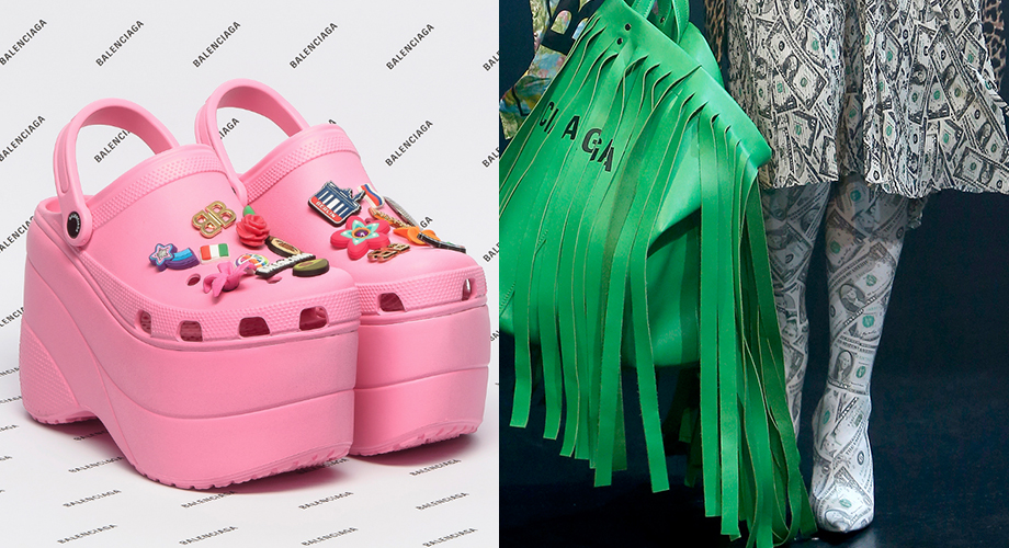 balenciaga crocs plataforma