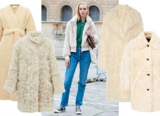 Капут од крзно во бела боја – хит на сезоната!