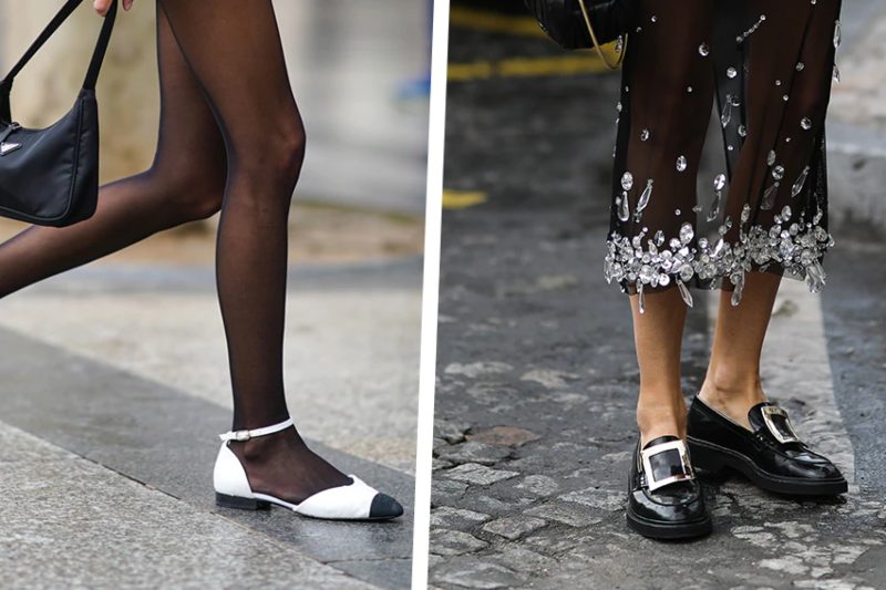 Здолништа + рамни чевли: 5 идеи како да ја носите најмодерна пролетна .